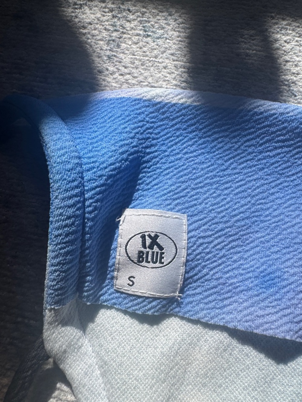 1X BLUE WOMENS TANK - Picture 5 of 5
